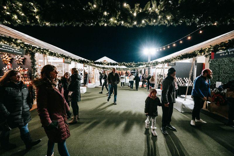 Night market in Tuscan Village, Salem, NH