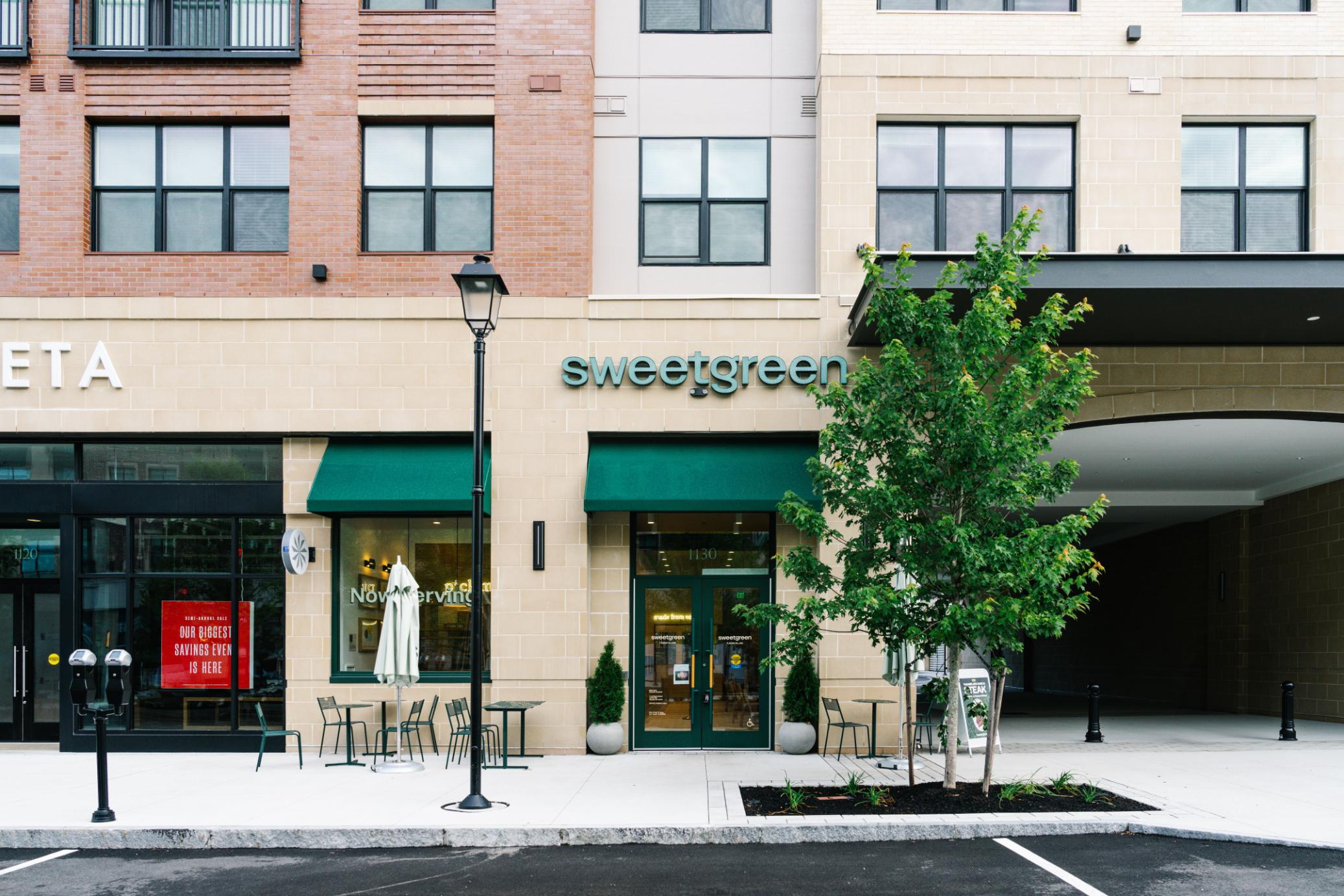 Sweet Green store in Tuscan Village, Salem, NH