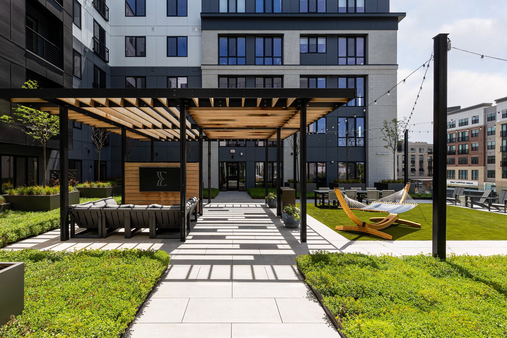Gather beneath the pergola