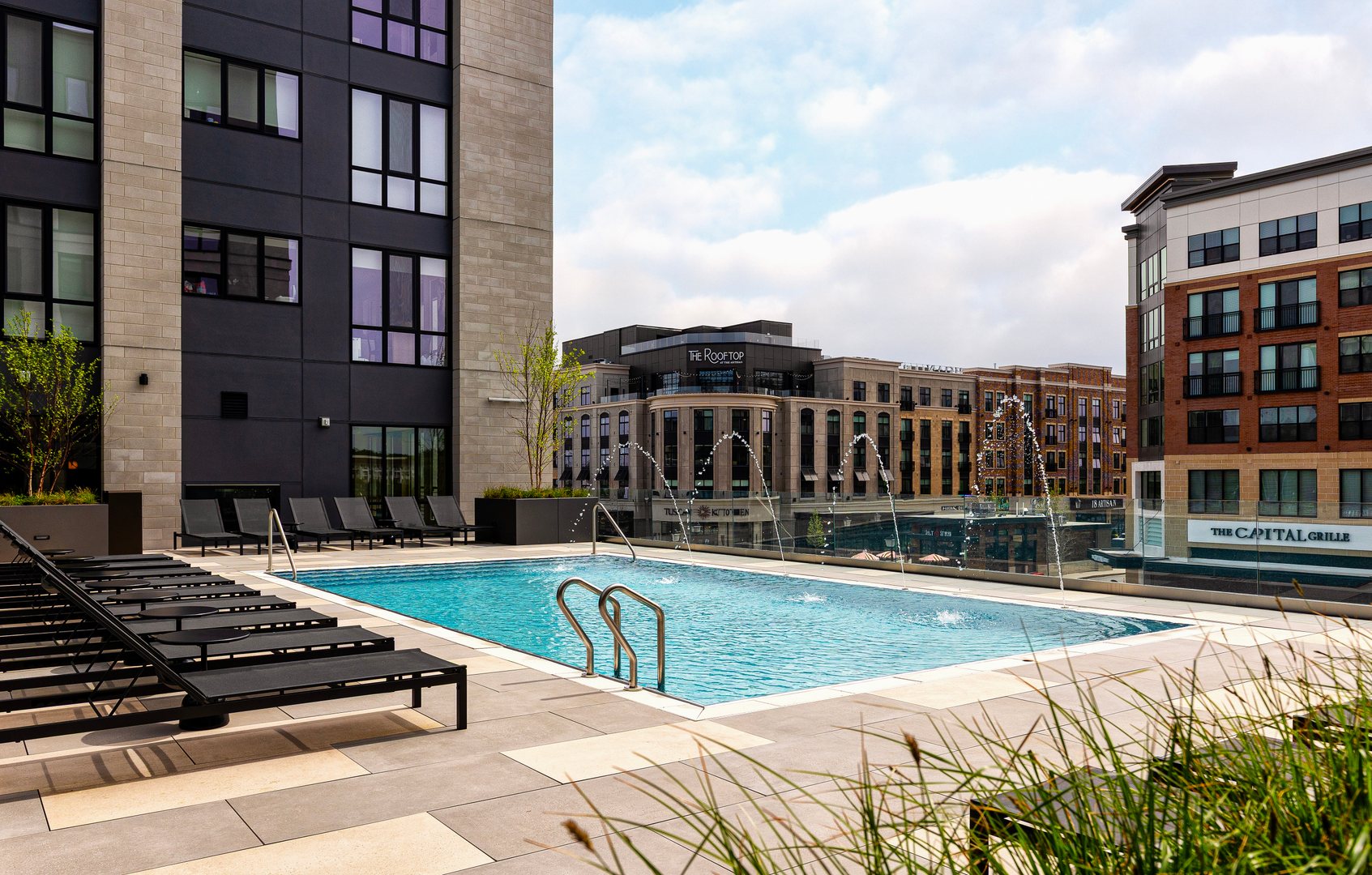 Poolside views of Tuscan Village